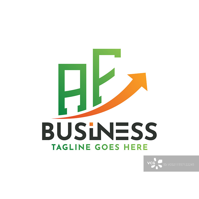 AF金融标志，字母AF标志，商业成功图片素材