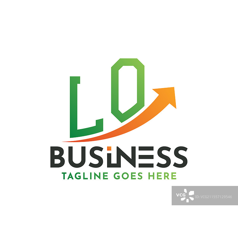 lo金融标志字母lo标志商业成功图片素材