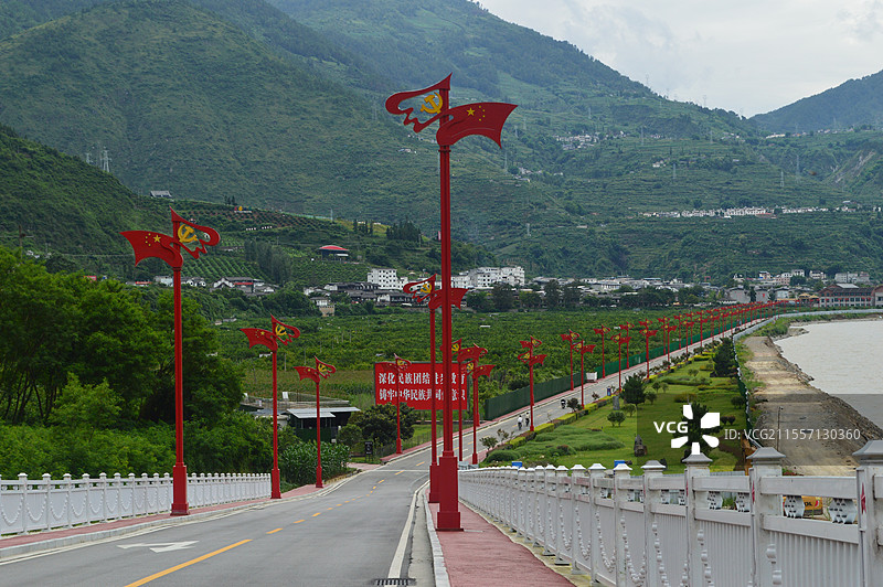 雅安石棉县安顺场景区图片素材