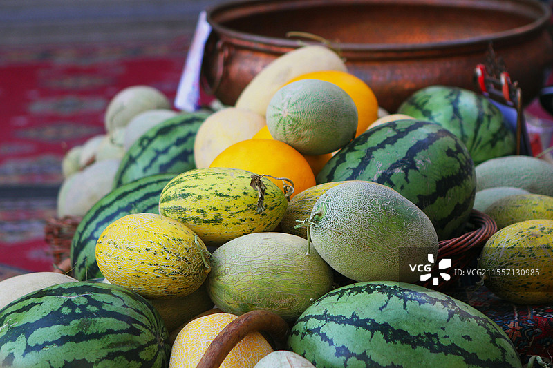 新疆瓜果图片素材