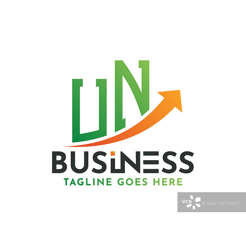 联合国金融标志字母UN标志商业成功图片素材