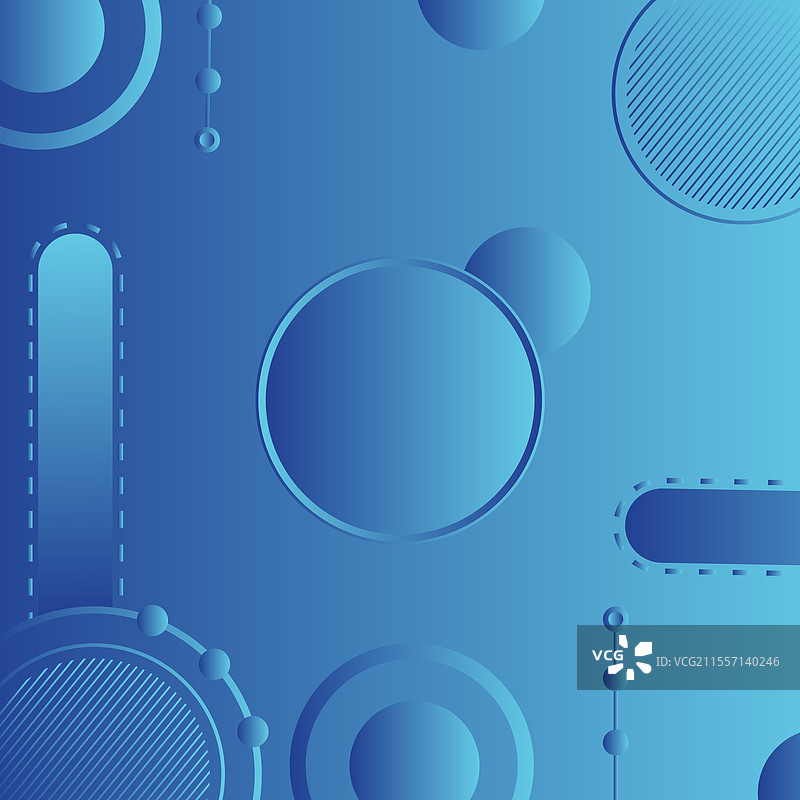 抽象蓝色渐变圆形背景设计图片素材