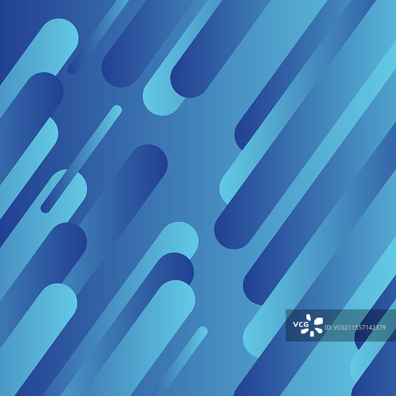 现代抽象圆形几何蓝色图片素材