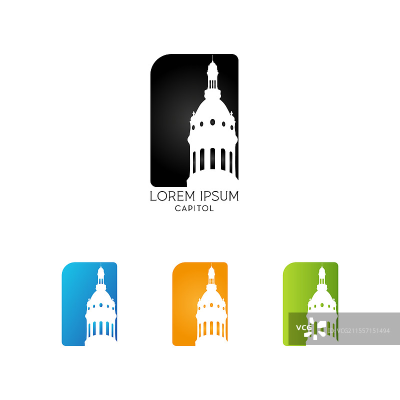 优雅的国会大厦标志专业设计图片素材