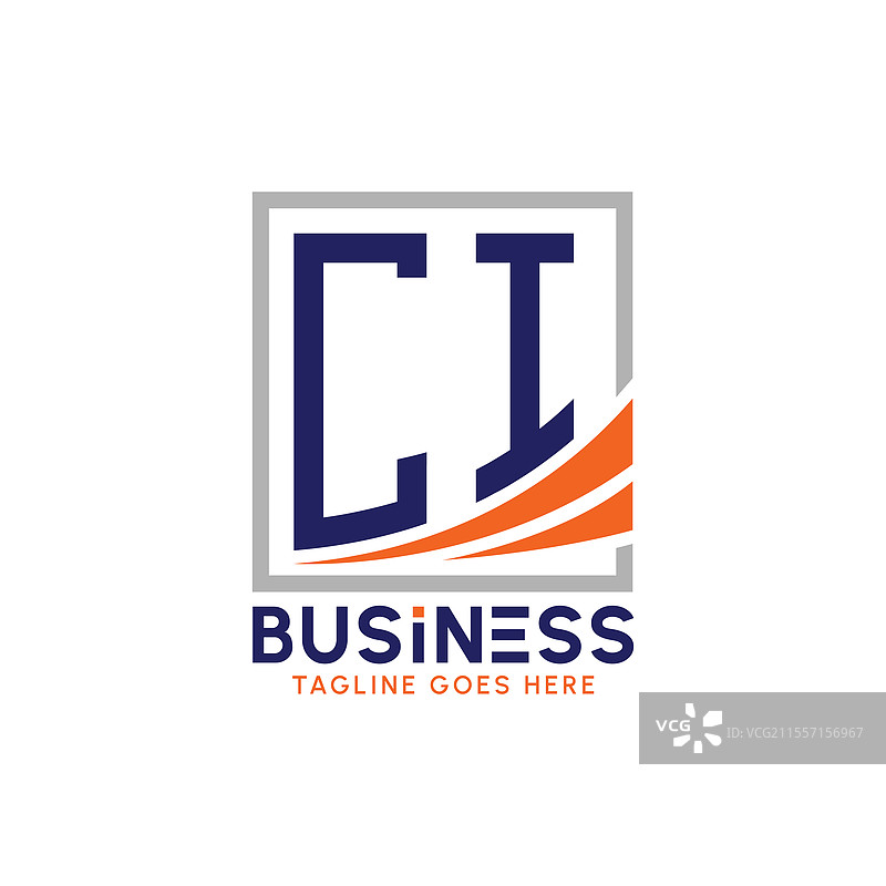 现代字母CI商业标志图片素材