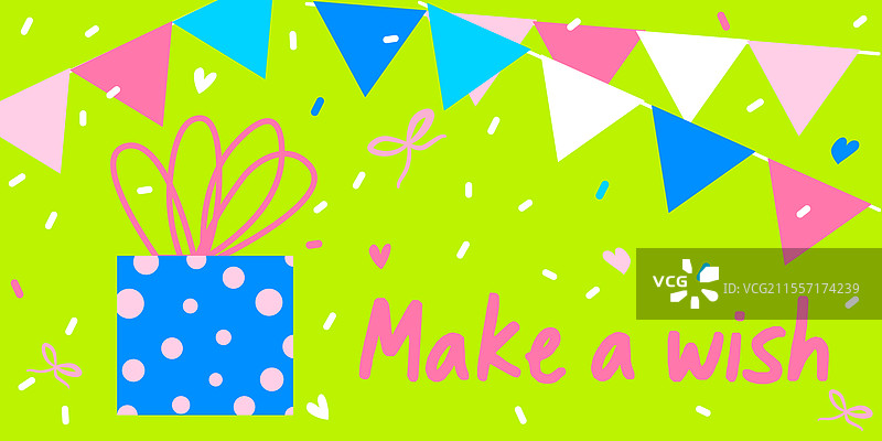 五彩缤纷的生日庆祝活动，伴随着礼物盒和图片素材