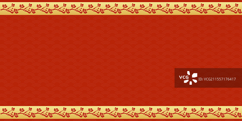 梅花中式红色喜庆背景图片素材