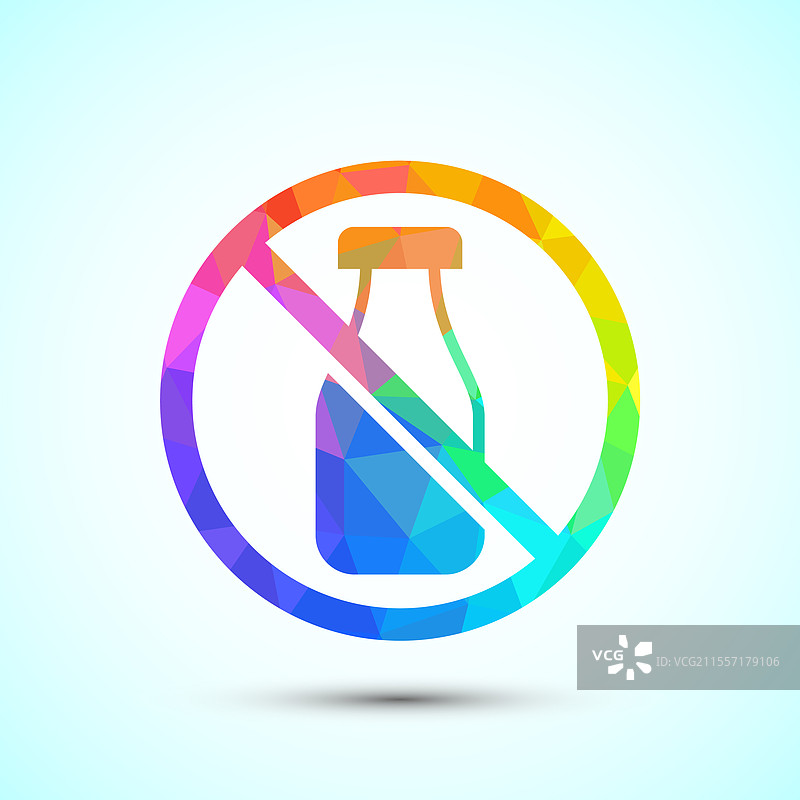 无乳糖图标设计健康食品概念图片素材