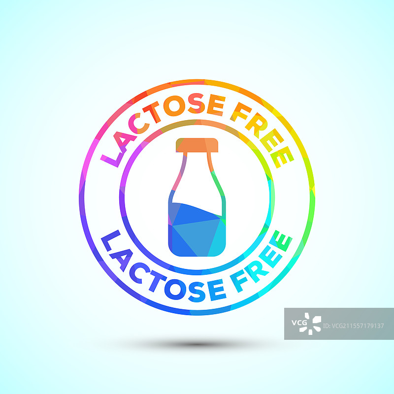 无乳糖图标设计健康食品概念图片素材