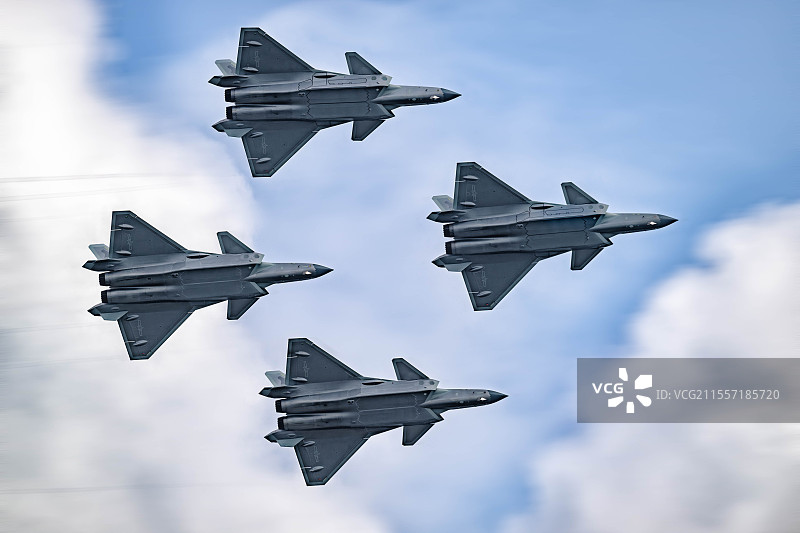 2024珠海航展歼20战斗机图片素材