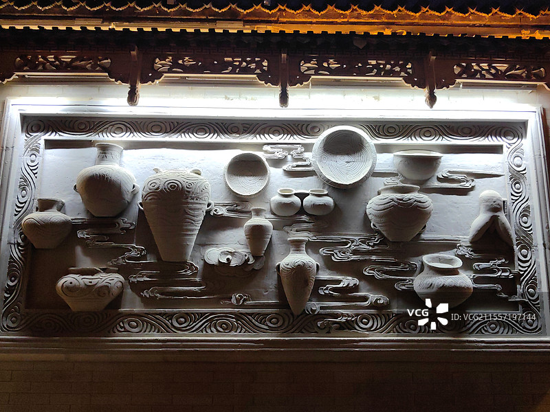 临夏八坊十三巷砖雕图片素材