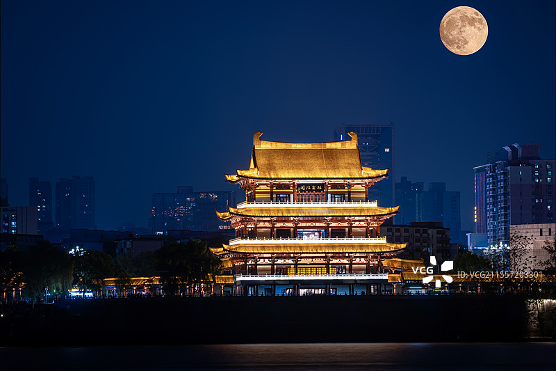 杜甫江阁图片素材