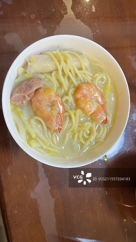 鲜虾面条图片素材