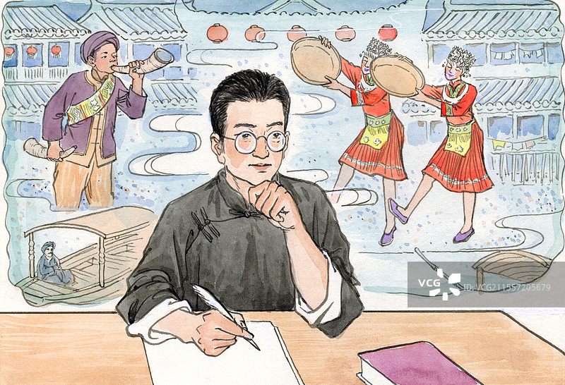 沈从文图片素材