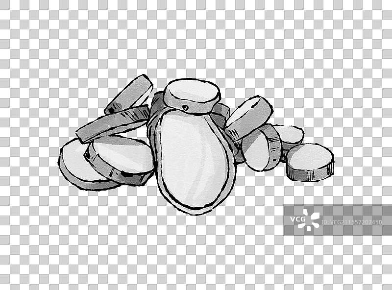 中药白芍图片素材