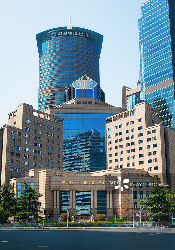中国人民银行上海分行图片素材