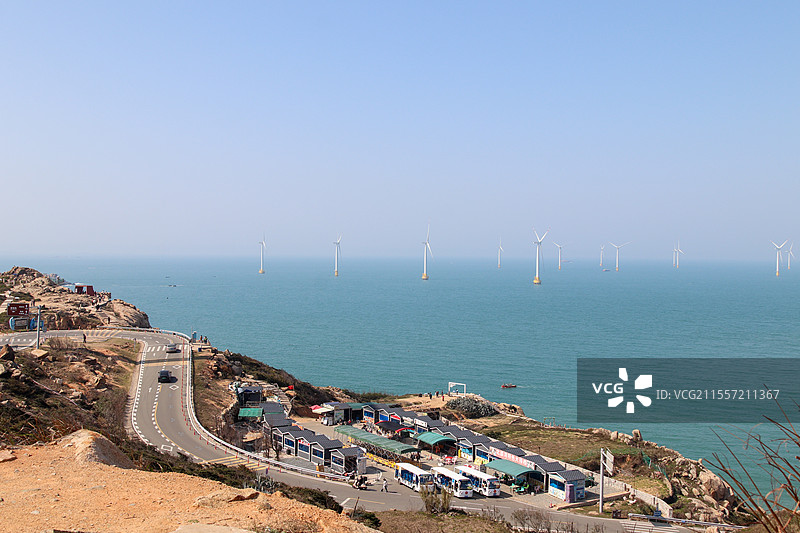 平潭北线生态廊道，最美环岛路图片素材