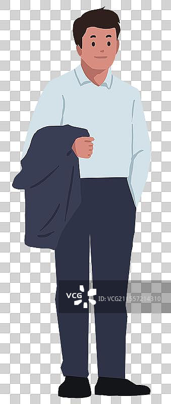 商务商业成功人生上班族下班打工工作公司企业场海龟男性正装西装户外风景插画图片素材