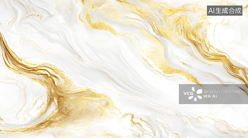 【AI数字艺术】AIGC：金色鎏金液体 流动纹理 概念背景插图图片素材