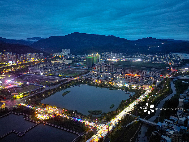 云南楚雄市武定县航拍图片素材