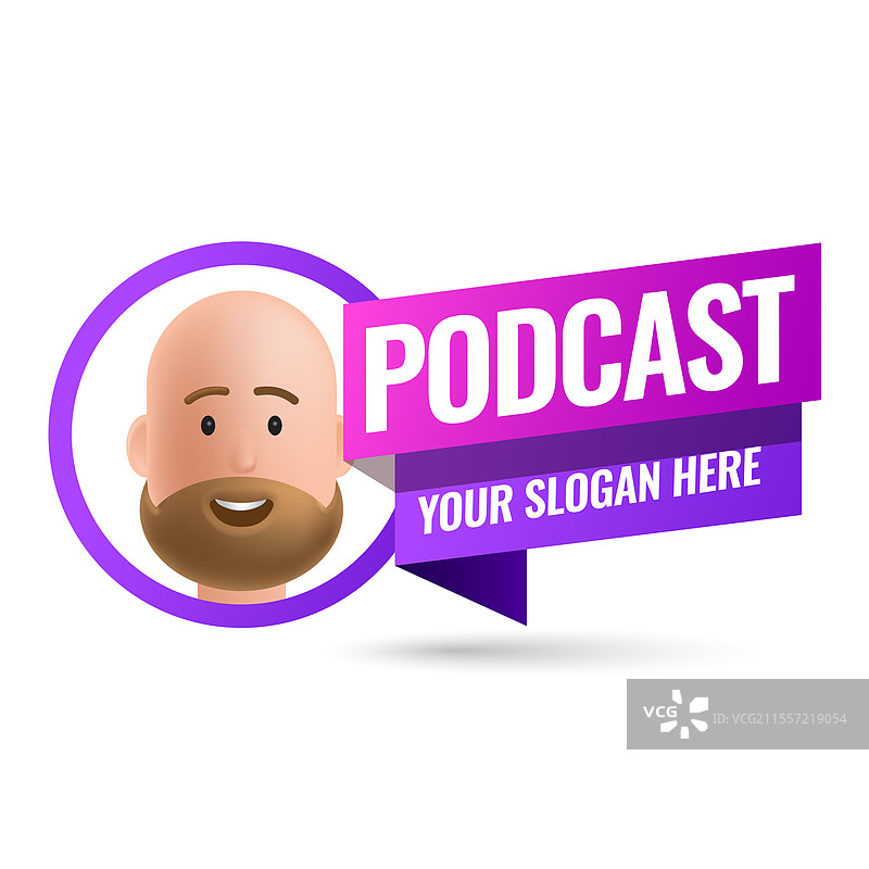 播客图标符号或标志图片素材
