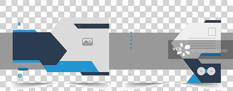 清洁服务机构明信片模板设计图片素材