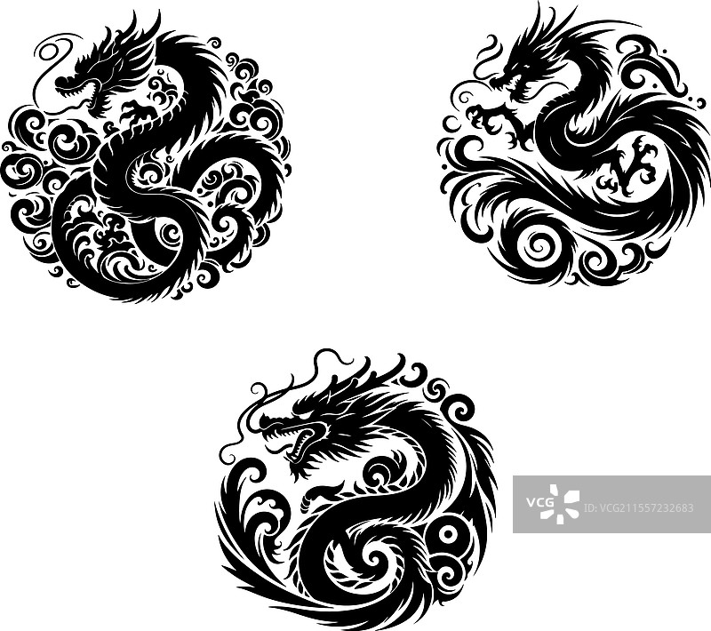 中国龙图片素材