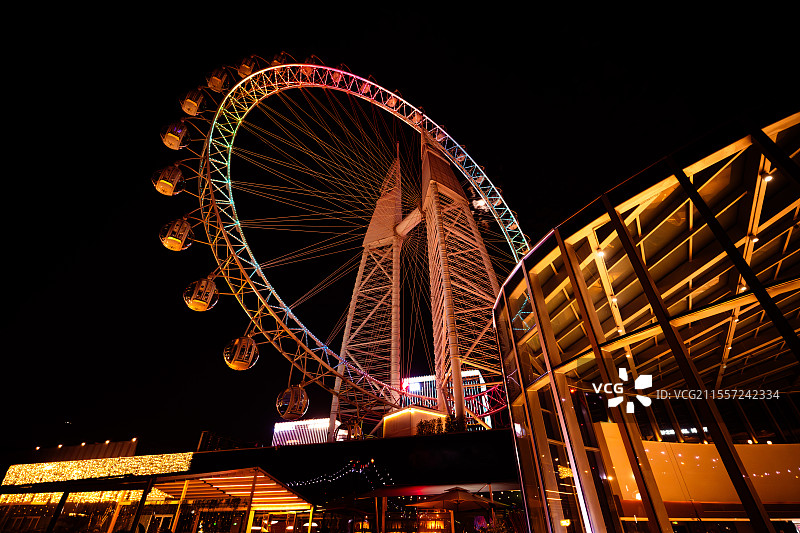 福建厦门 潮汐之眼摩天轮图片素材