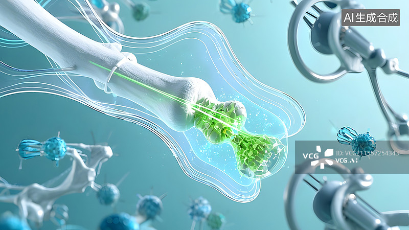 【AI数字艺术】医疗骨科图片素材
