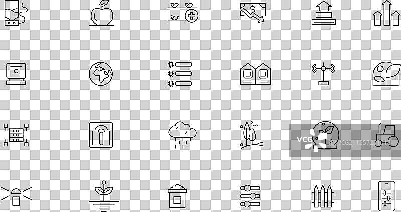农业生产力图标集图片素材
