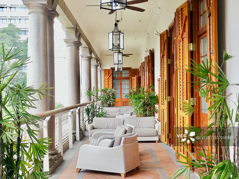 别墅阳台图片素材