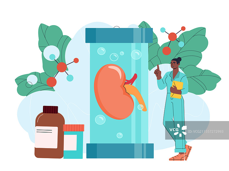 医疗制服女性的器官捐献概念图片素材