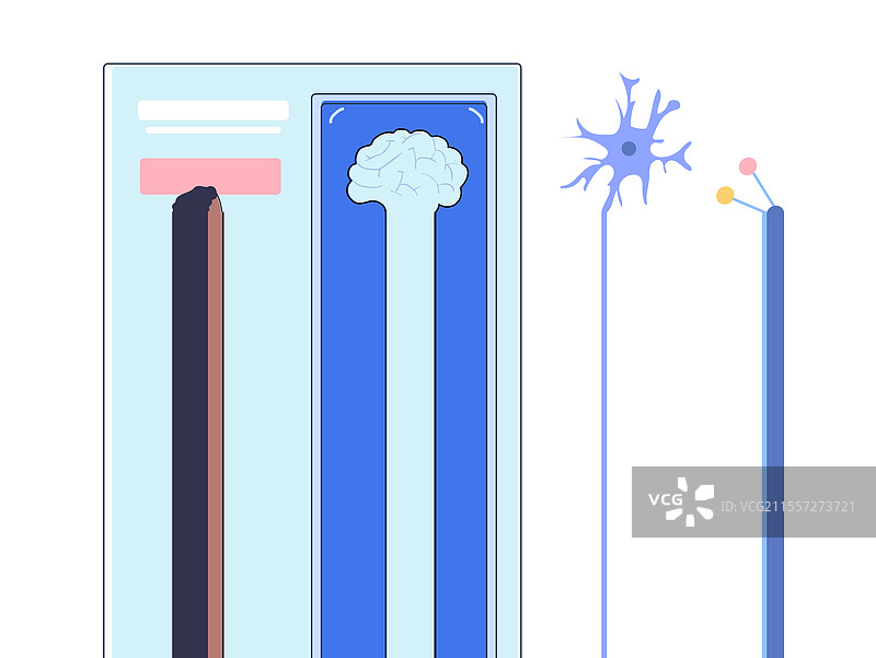 神经科医生概念，穿着医疗制服的男性图片素材