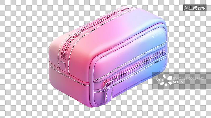 【AI数字艺术】渐变色拉链收纳包图片素材