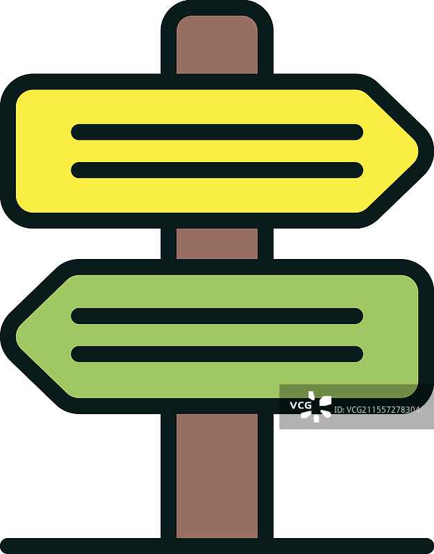 徒步旅行小径的木制指示牌图片素材