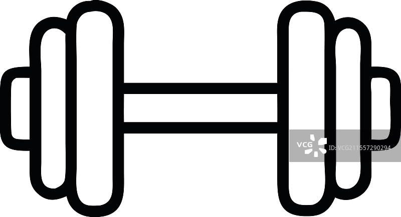 哑铃力量训练健身图标图片素材