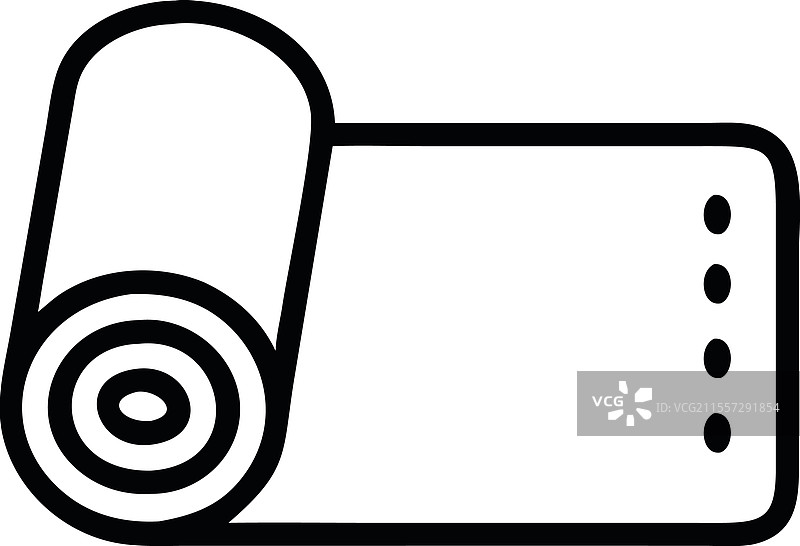 瑜伽垫运动健康图标图片素材