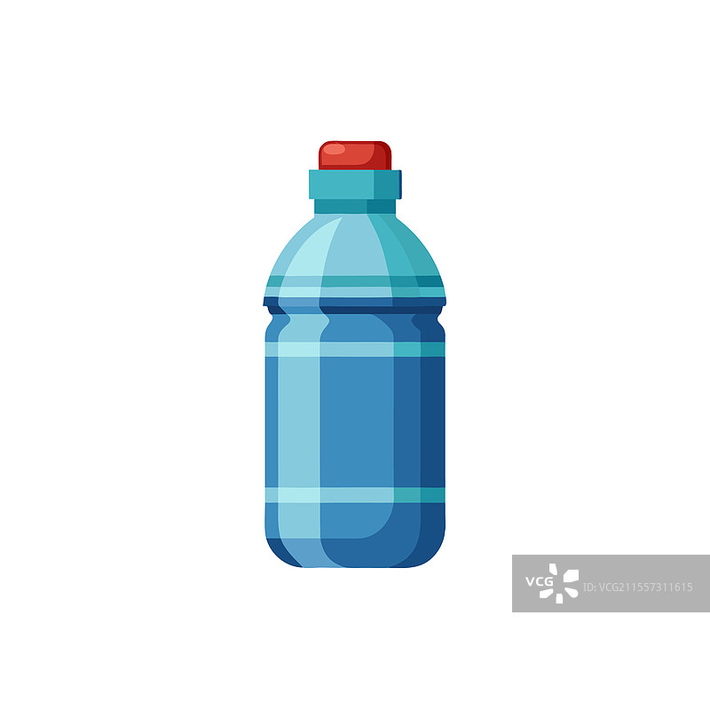 白色背景上孤立的水瓶图片素材