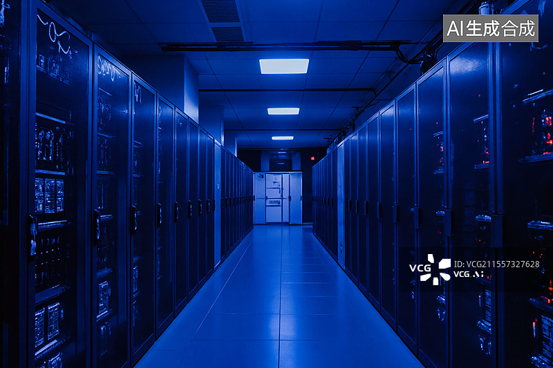 【AI数字艺术】数据中心图片素材