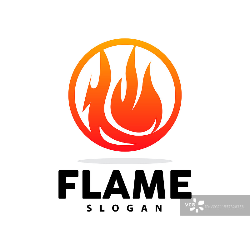 红色火焰标志，燃烧的热量，火焰标志图片素材