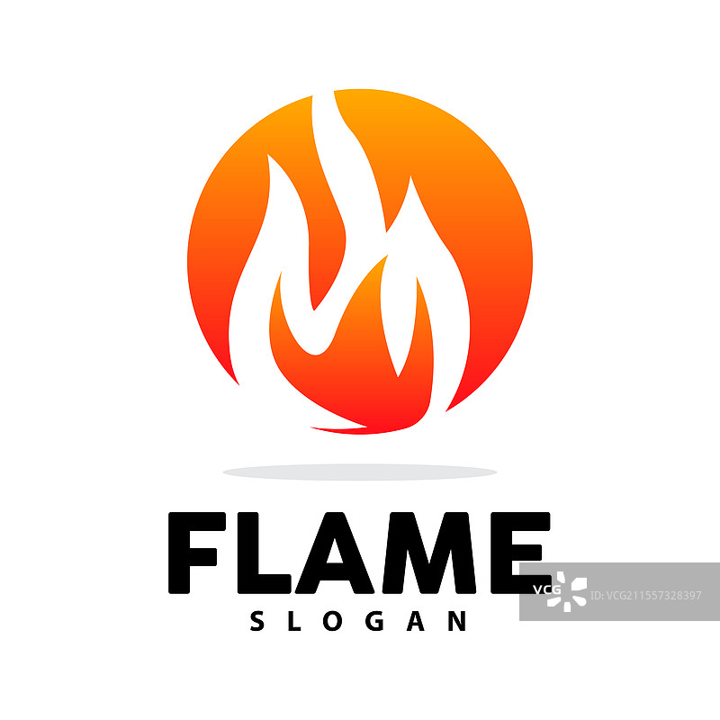 红色火焰标志，燃烧的热量，火焰标志图片素材