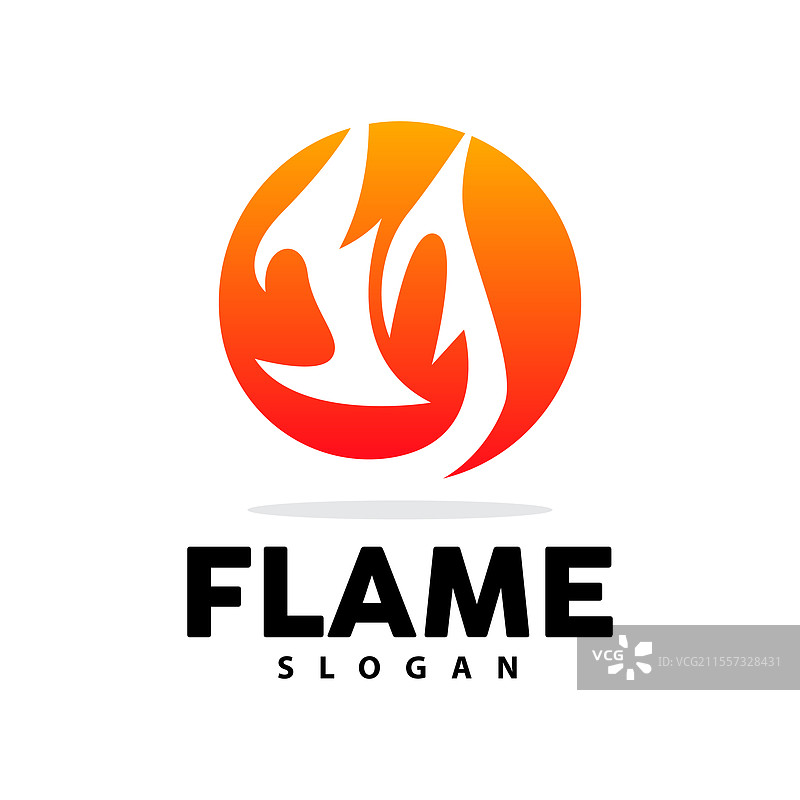 红色火焰标志，燃烧的热量，火焰标志图片素材