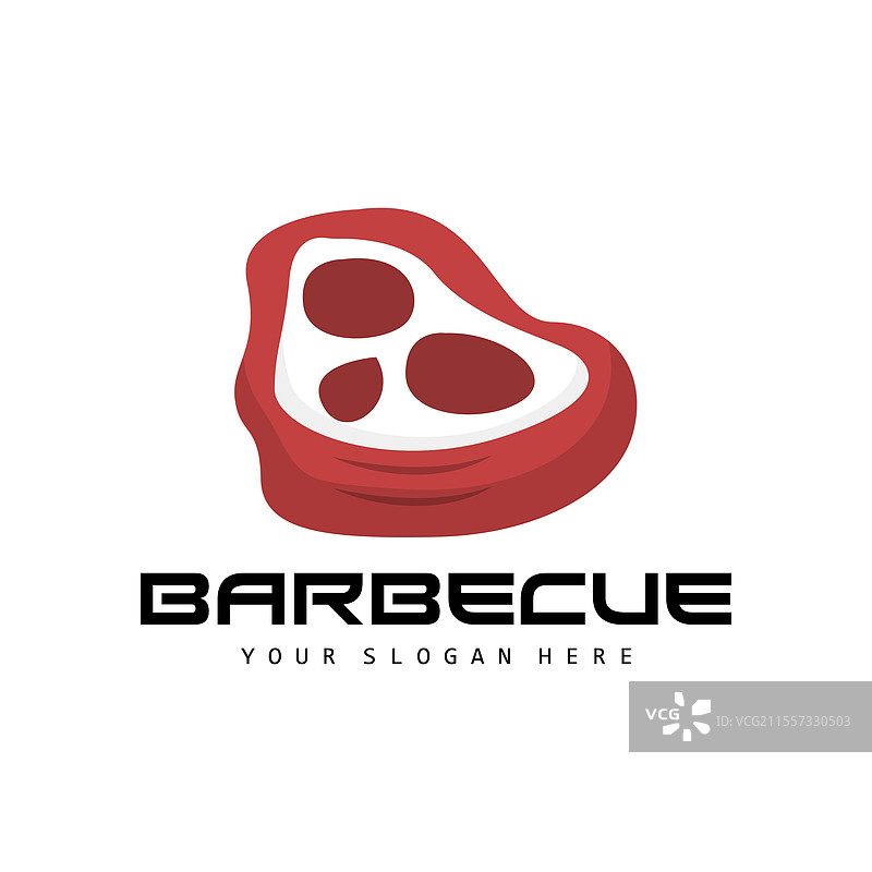 烟熏牛肉烧烤标志图片素材