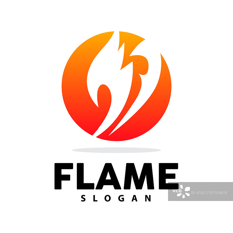 红色火焰标志，燃烧的热量，火焰标志图片素材