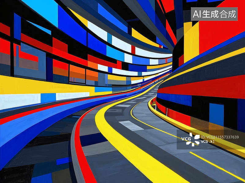 【AI数字艺术】时光穿梭图片素材