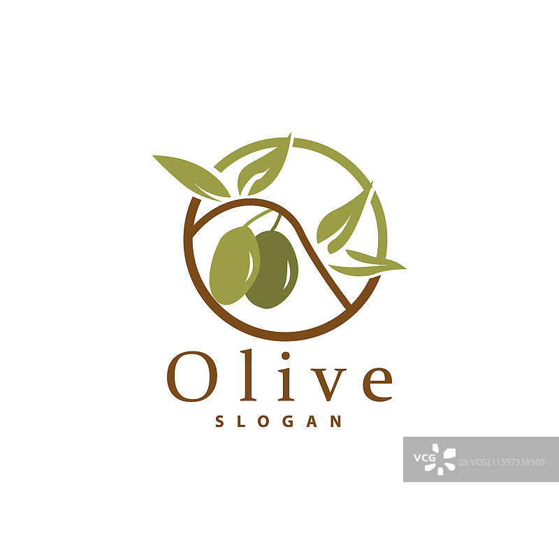橄榄油标志 橄榄叶植物 草本花园图片素材