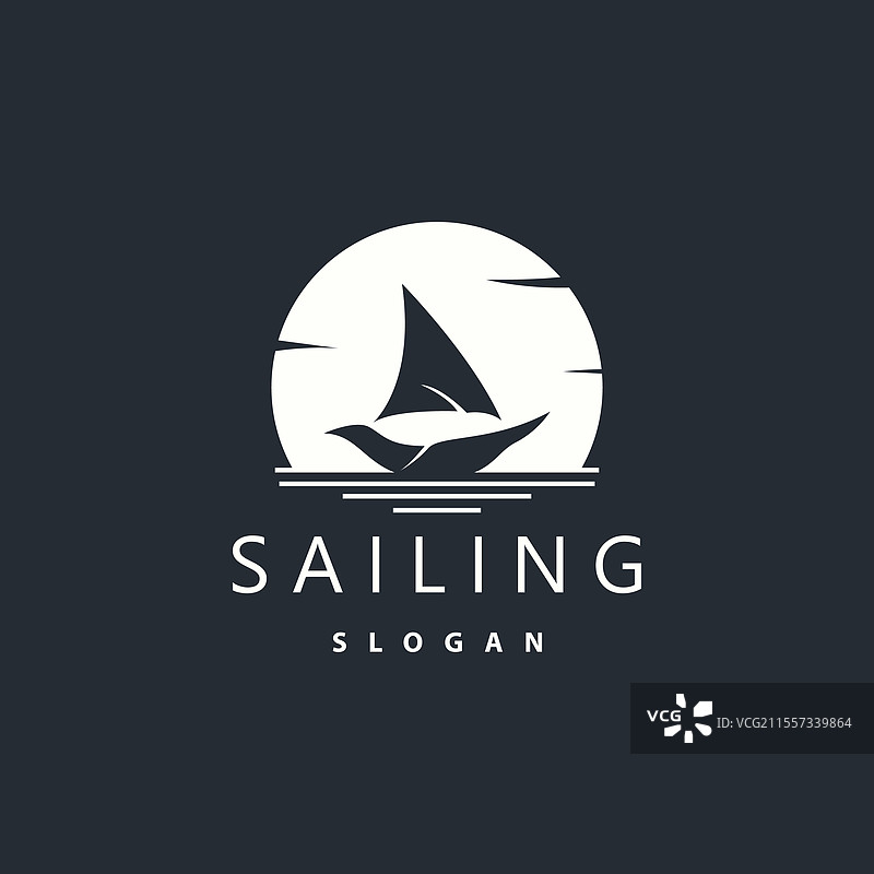 帆船logo设计 钓鱼船 钓鱼船图片素材