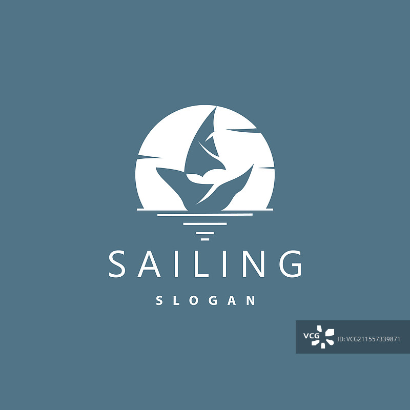 帆船标志设计 钓鱼船 钓鱼船图片素材