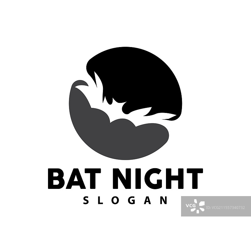 蝙蝠标志悬挂的蝙蝠动物万圣节之夜图片素材