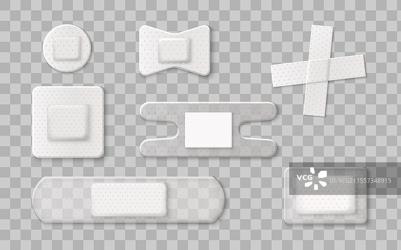 医疗胶带绷带套装图片素材